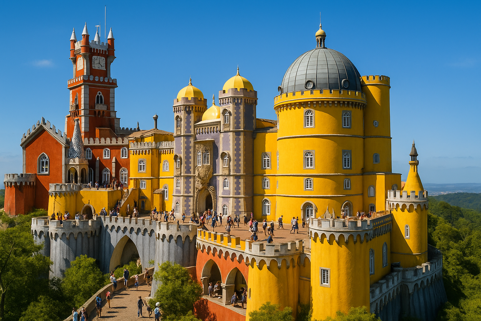 Pena palace tour in Sintra